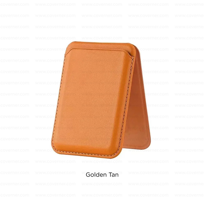 MagStand Pro Wallet – 2-in-1 Leather MagSafe Card Holder with Stand & RFID Protection by CoverUp