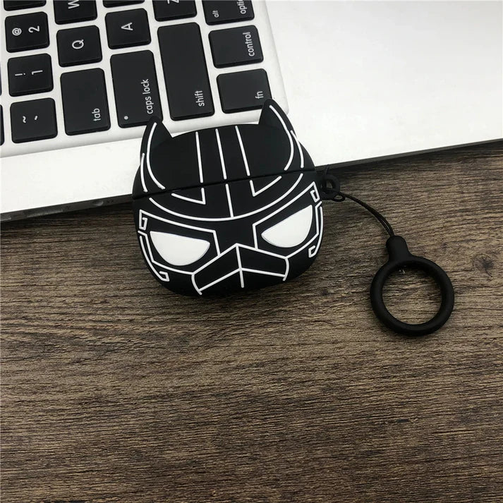 Black Panther Airpods Cover for Apple AirPods pro 2- Premium Silicone Case Cover