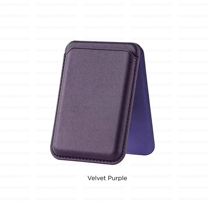 MagStand Pro Wallet – 2-in-1 Leather MagSafe Card Holder with Stand & RFID Protection by CoverUp