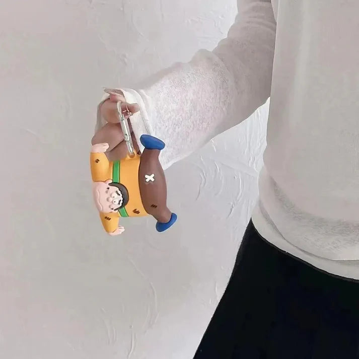 Doraemon - Takeshi Gian - Airpods Cover for Apple AirPods pro 2- Premium Silicone Case