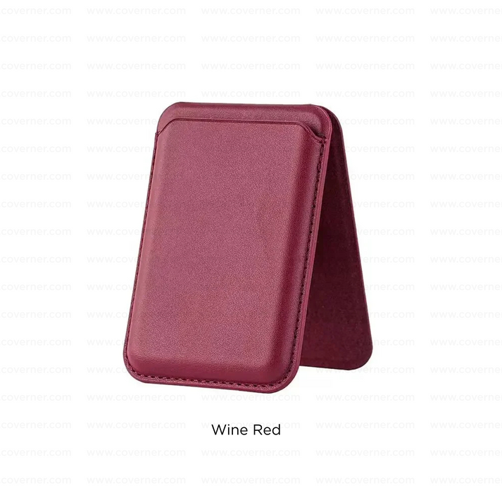 MagStand Pro Wallet – 2-in-1 Leather MagSafe Card Holder with Stand & RFID Protection by CoverUp