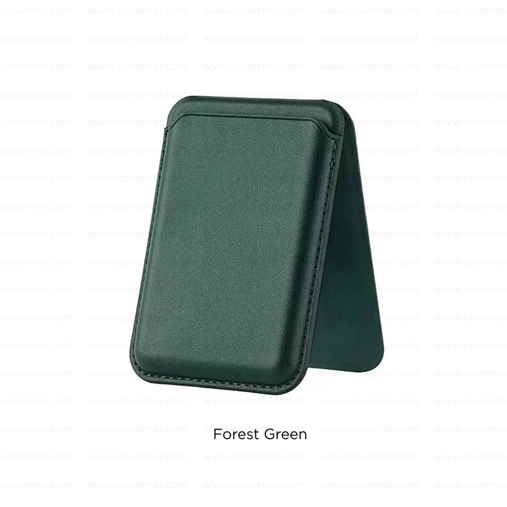 MagStand Pro Wallet – 2-in-1 Leather MagSafe Card Holder with Stand & RFID Protection by CoverUp