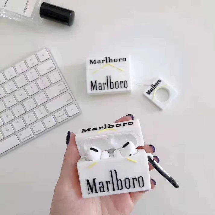 Marlboro Airpods Cover for Apple AirPods pro 2 - Premium Silicone Case
