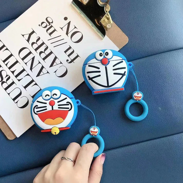 Doraemon Airpods Cover for Apple AirPods pro 2- Premium Silicone Case
