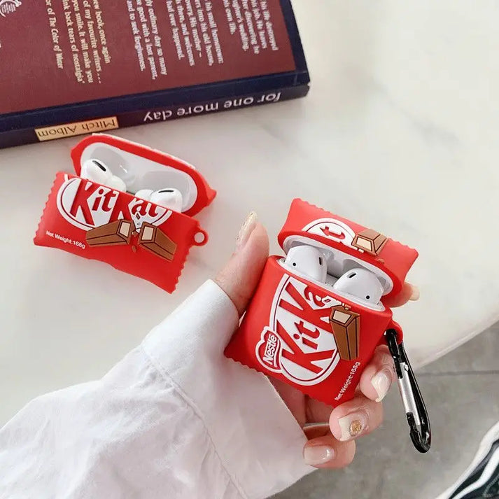 KitKat 3D Silicone AirPods Case – Snack Series