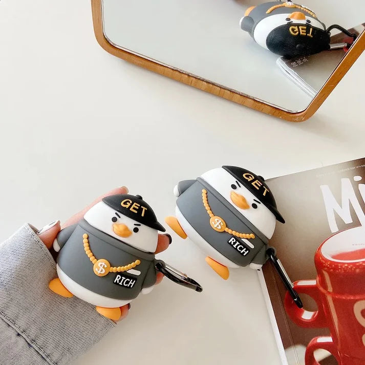 Dope Penguin Airpods Cover for Apple AirPods pro 2- Premium Silicone Case Cover