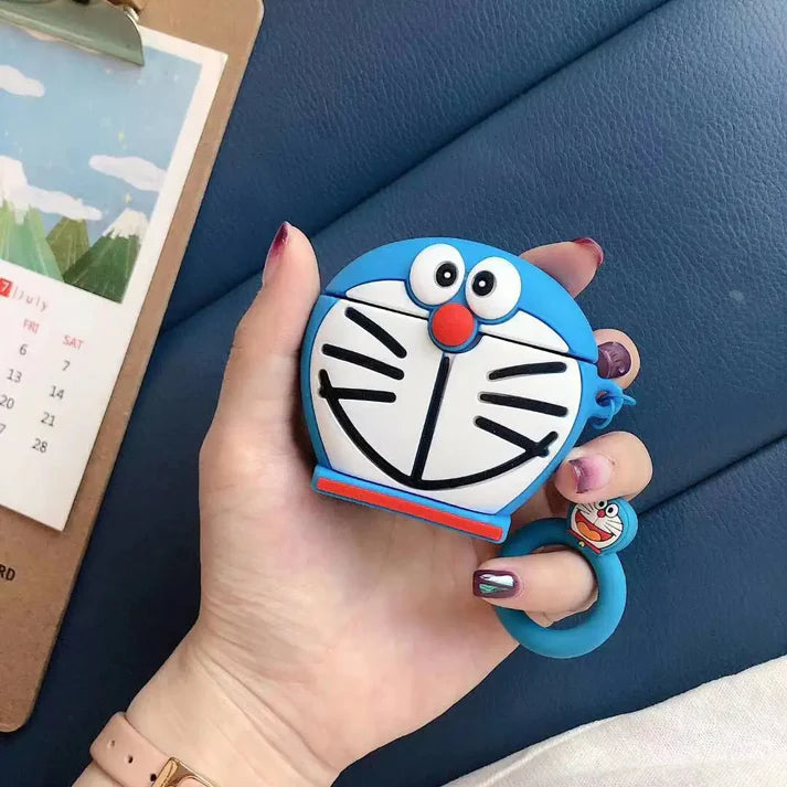 Doraemon Airpods Cover for Apple AirPods pro 2- Premium Silicone Case