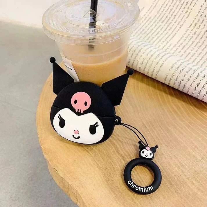 KuroMii AirPods Case – Gothic-Inspired 3D Silicone Cover