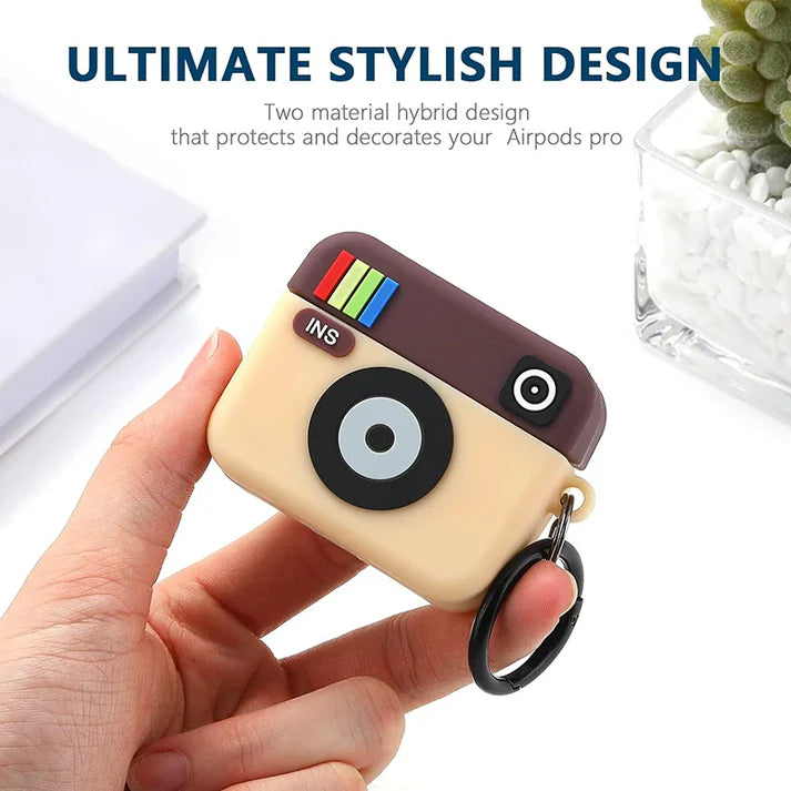 Instacam Airpods Cover for Apple AirPods pro 2- Premium Silicone Case (Limited Edition)