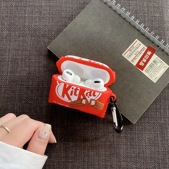 KitKat 3D Silicone AirPods Case – Snack Series