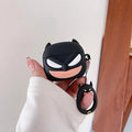 Batman Inspired Silicone Case for AirPods pro 2 – Cute Cartoon Hero Protective Cover with Finger Ring Strap