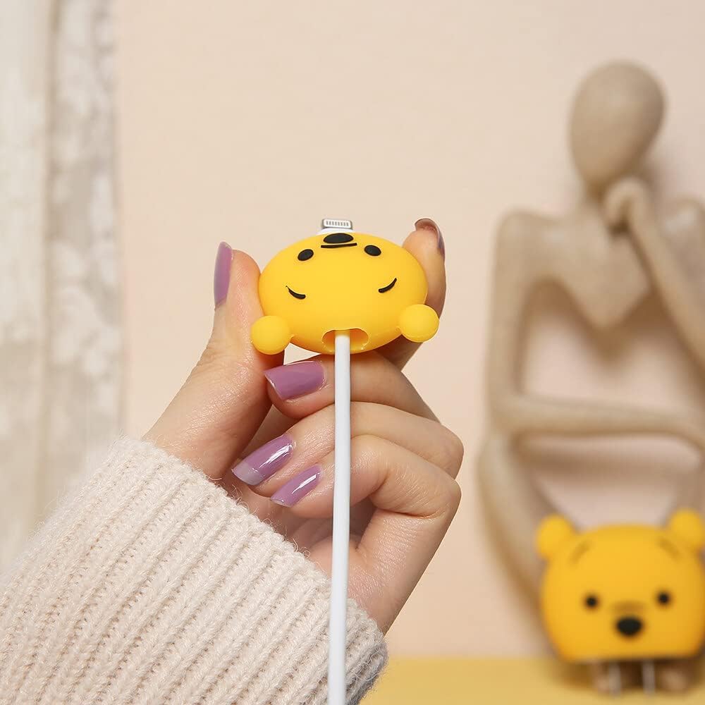 Winnie The Pooh Charger Cover with Cable Protector