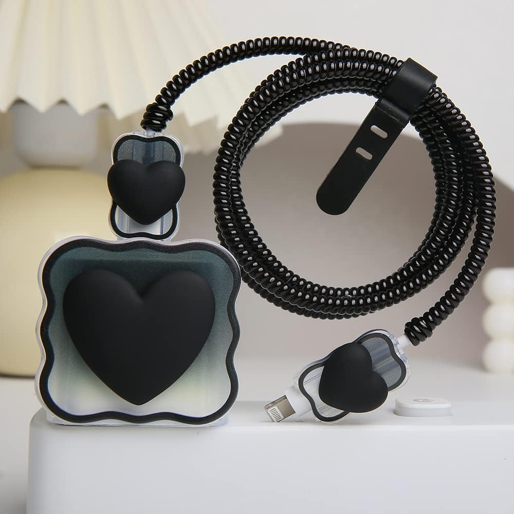 Heart Design Charger Cover & Cable Protector