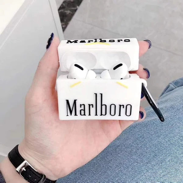 Marlboro Airpods Cover for Apple AirPods pro 2 - Premium Silicone Case