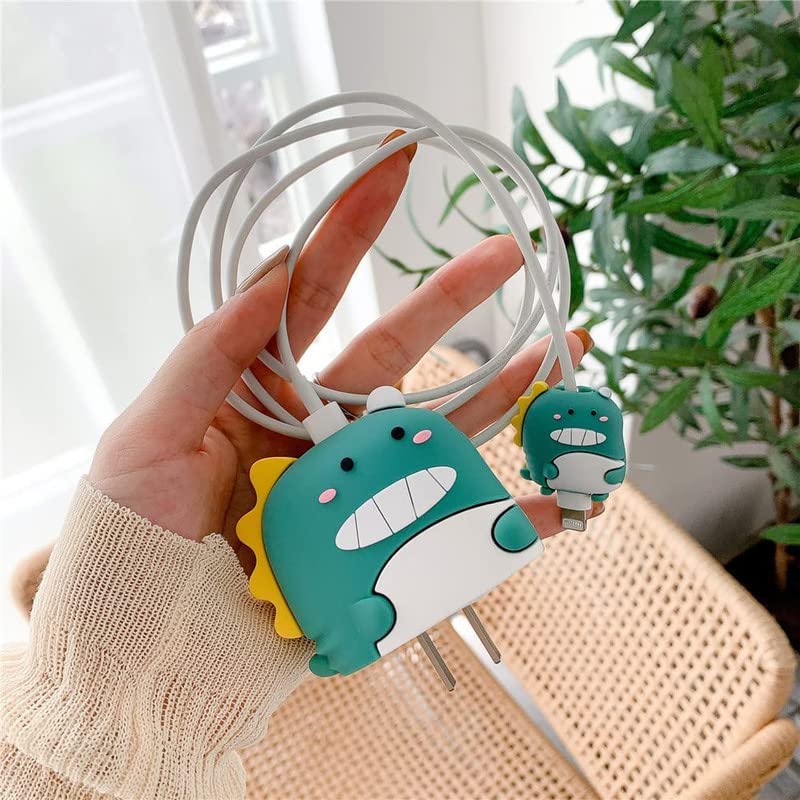 Cute Dinosaur Charger Cover & Cable Protector