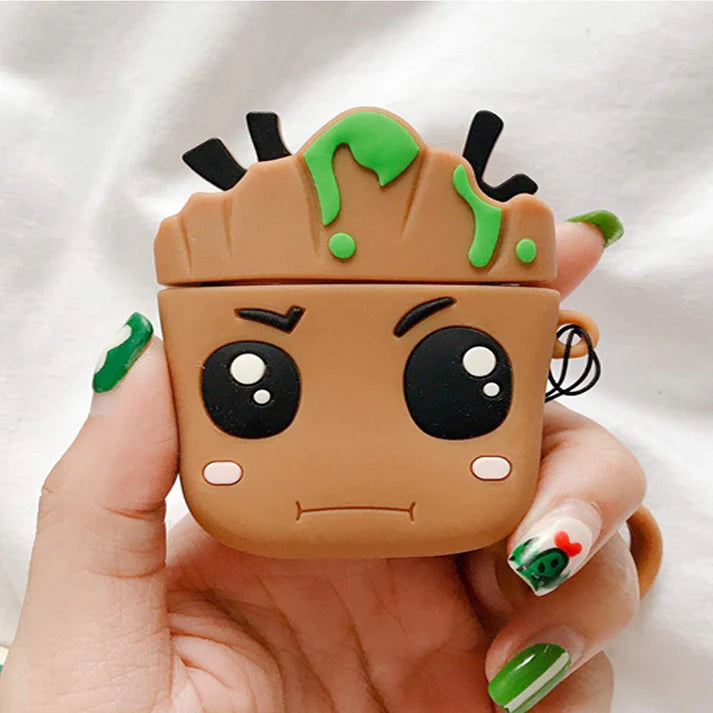 Groot Airpods Case for Apple AirPods PRO 2- With Metal Clip