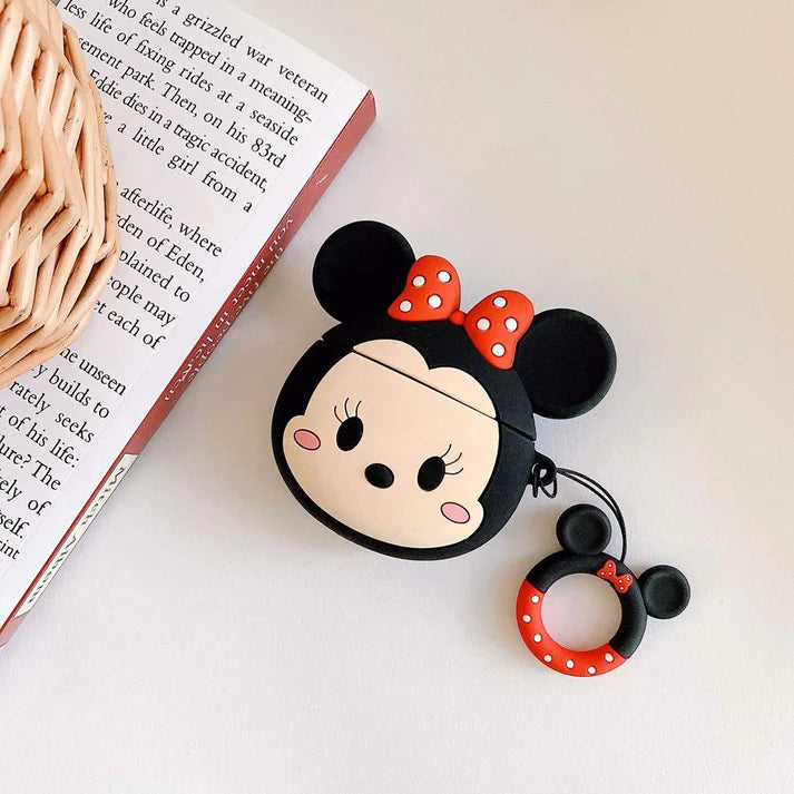 Cute Minnie Mouse Airpods Cover for Apple AirPods pro 2 - Silicone Case Cover - Premium