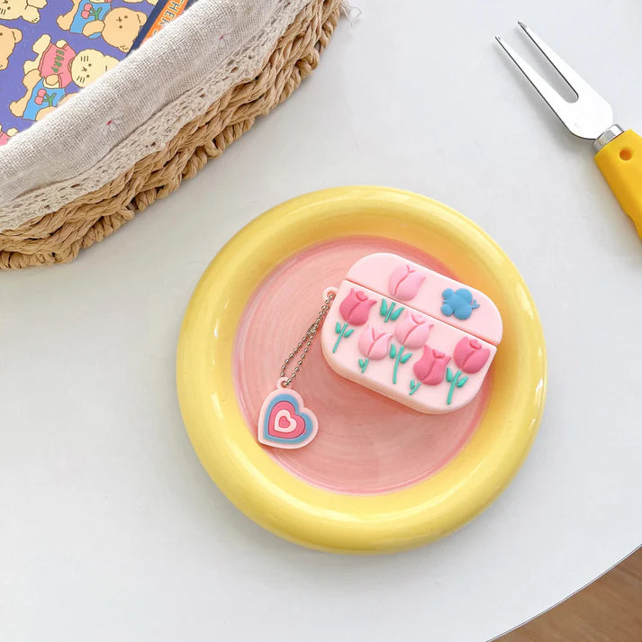 Cute Flower Airpods Cover for Apple AirPods pro 2 - Premium Silicone Case Cover