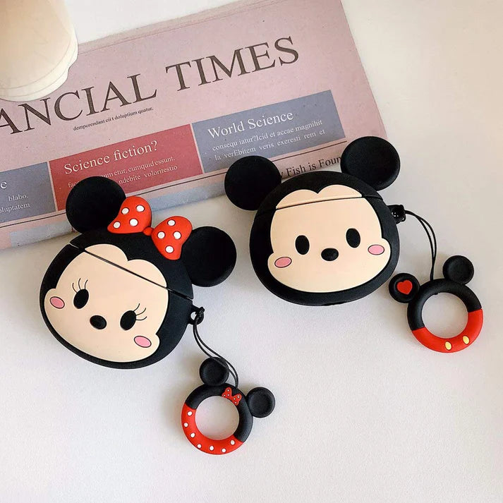Cute Minnie Mouse Airpods Cover for Apple AirPods pro 2 - Silicone Case Cover - Premium