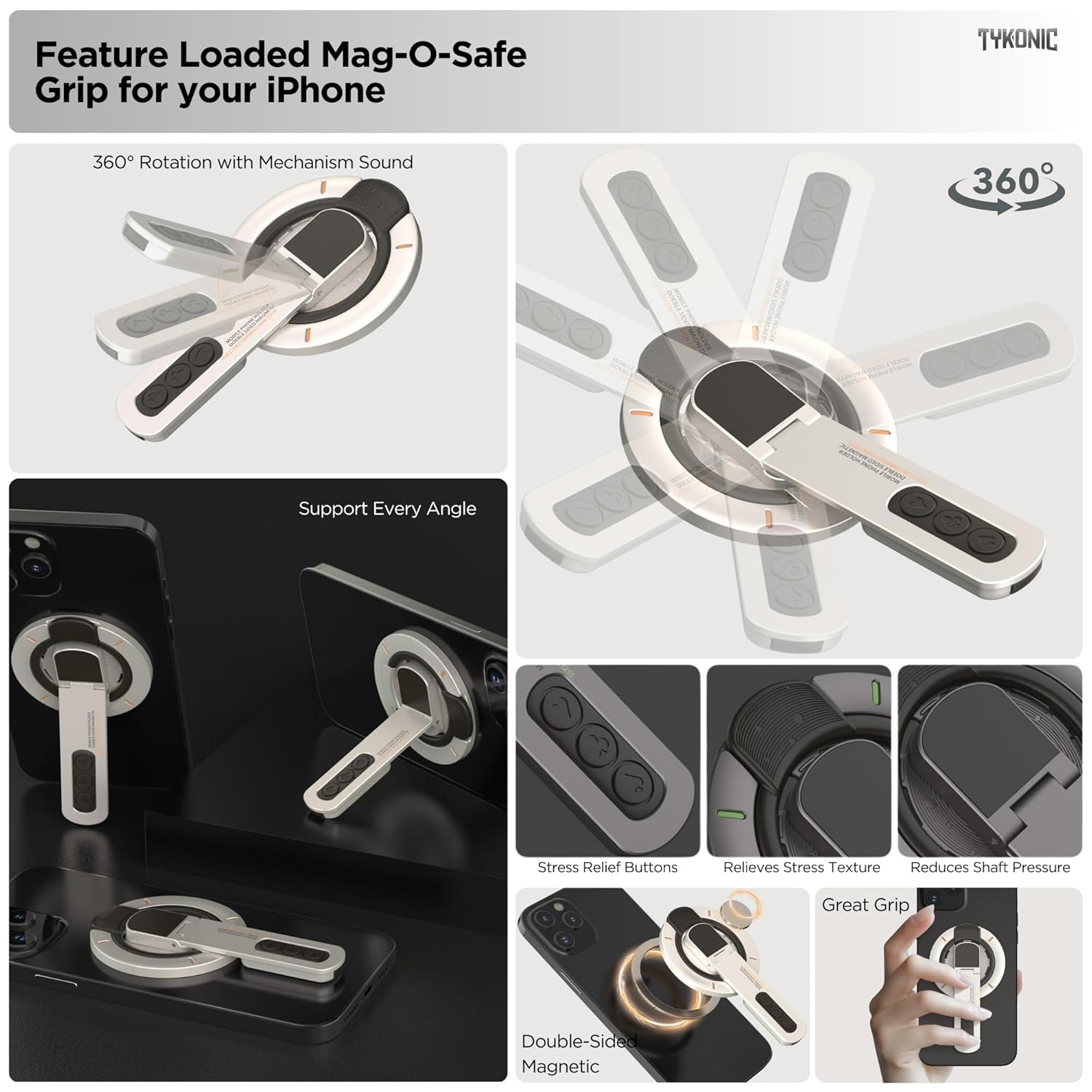 MagStand 360 – Ultra-Thin Magnetic Phone Holder| CoverUp
