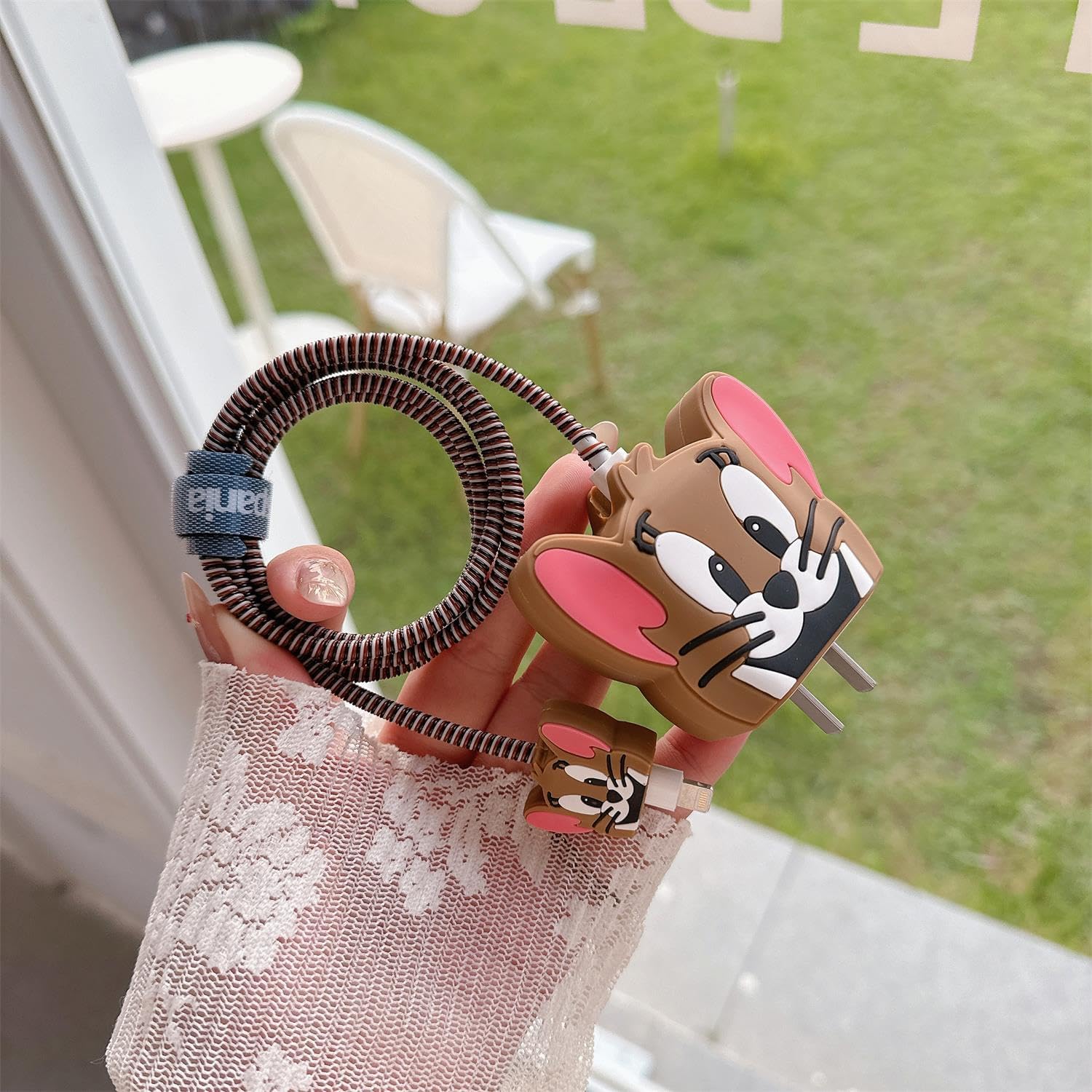 Tom And Jerry Cartoon Cat Charger Case Combo Pack