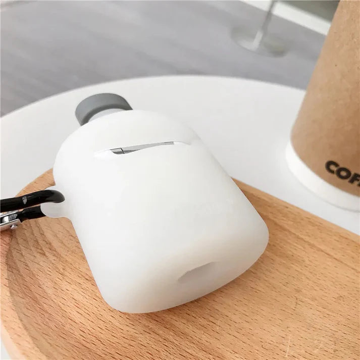 Mini Vodka Bottle Case for AirPods pro 2 – Cute 3D Silicone Earbud Cover