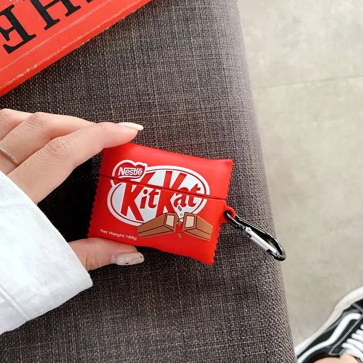 KitKat 3D Silicone AirPods Case – Snack Series
