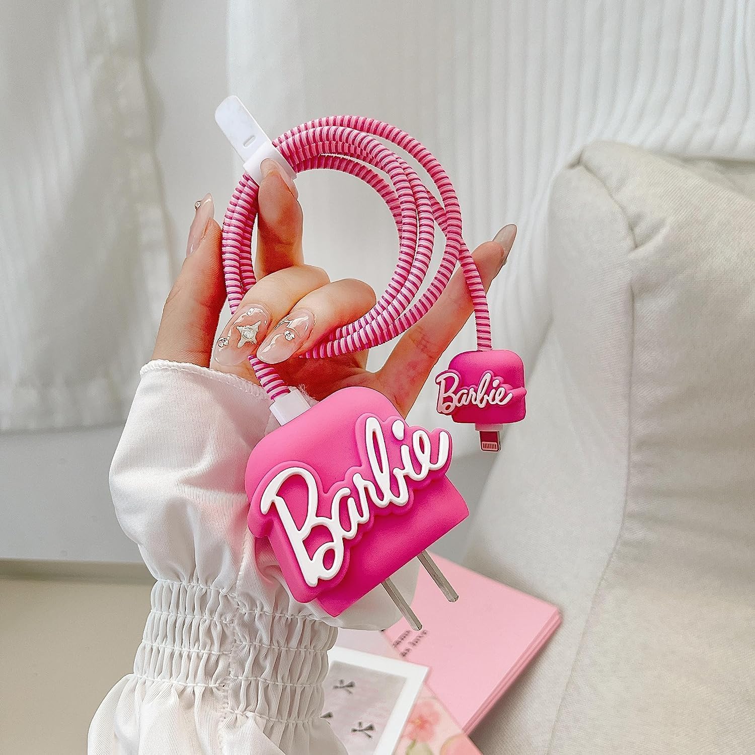 Barbie Style Charger Cover & Cable Protector Set - VYRO