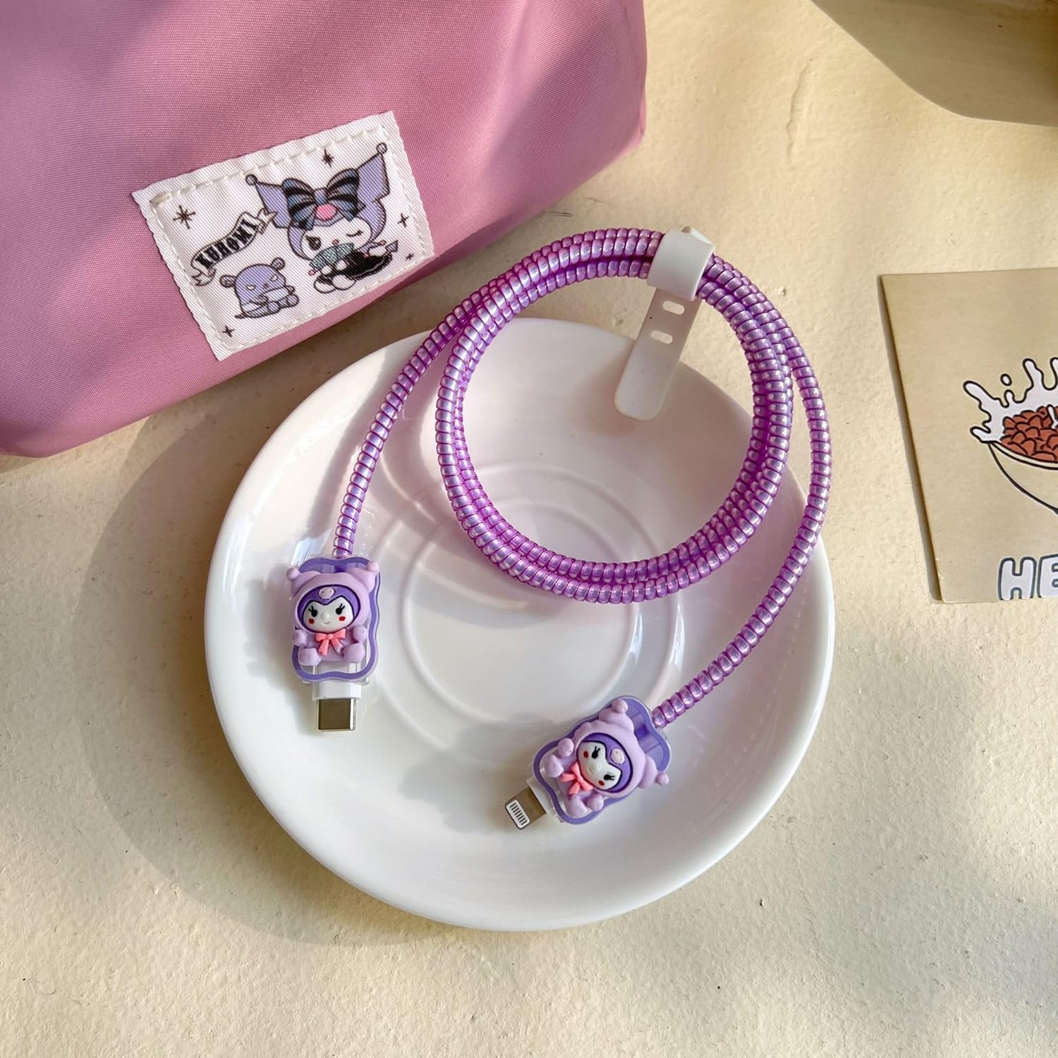 Kuromi Charger Cover & Cable Protector
