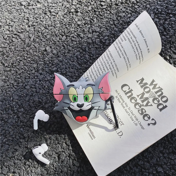 Tom & Jerry 3D Silicone AirPods Pro/1/2/3 Case – Nostalgia Series