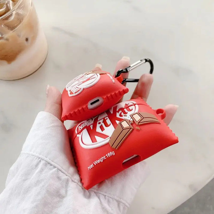 KitKat 3D Silicone AirPods Case – Snack Series