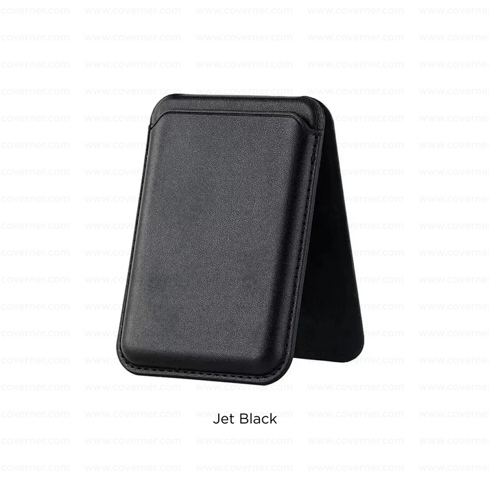 MagStand Pro Wallet – 2-in-1 Leather MagSafe Card Holder with Stand & RFID Protection by CoverUp