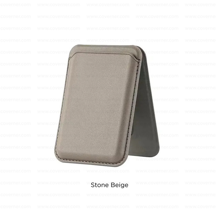 MagStand Pro Wallet – 2-in-1 Leather MagSafe Card Holder with Stand & RFID Protection by CoverUp