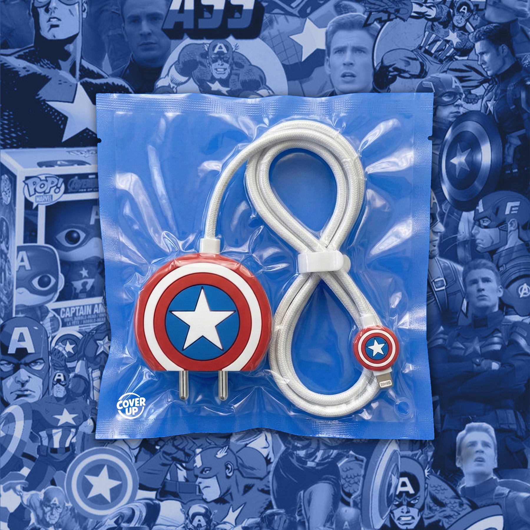 Captain America Shield Charger Cover