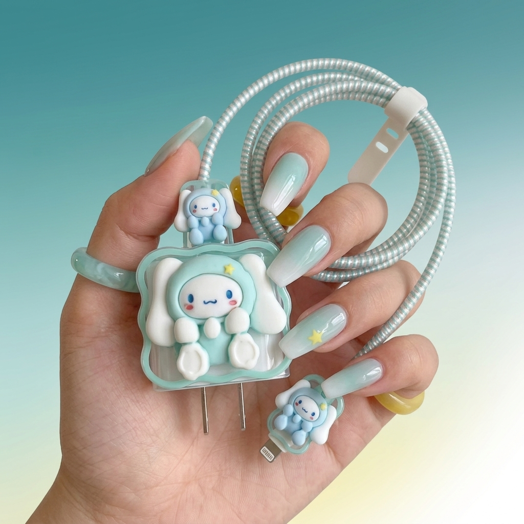 Cinnamoroll Charger Cover & Cable Protector