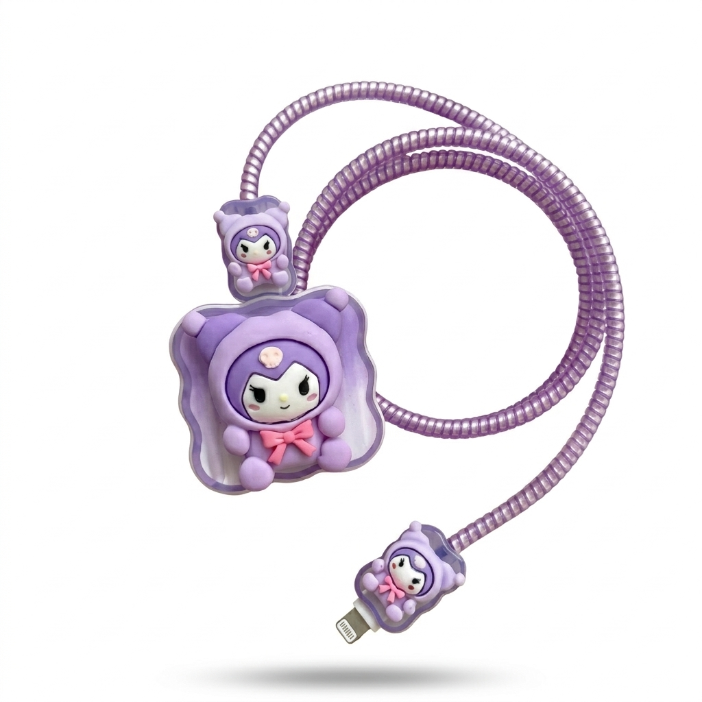 Kuromi Charger Cover & Cable Protector