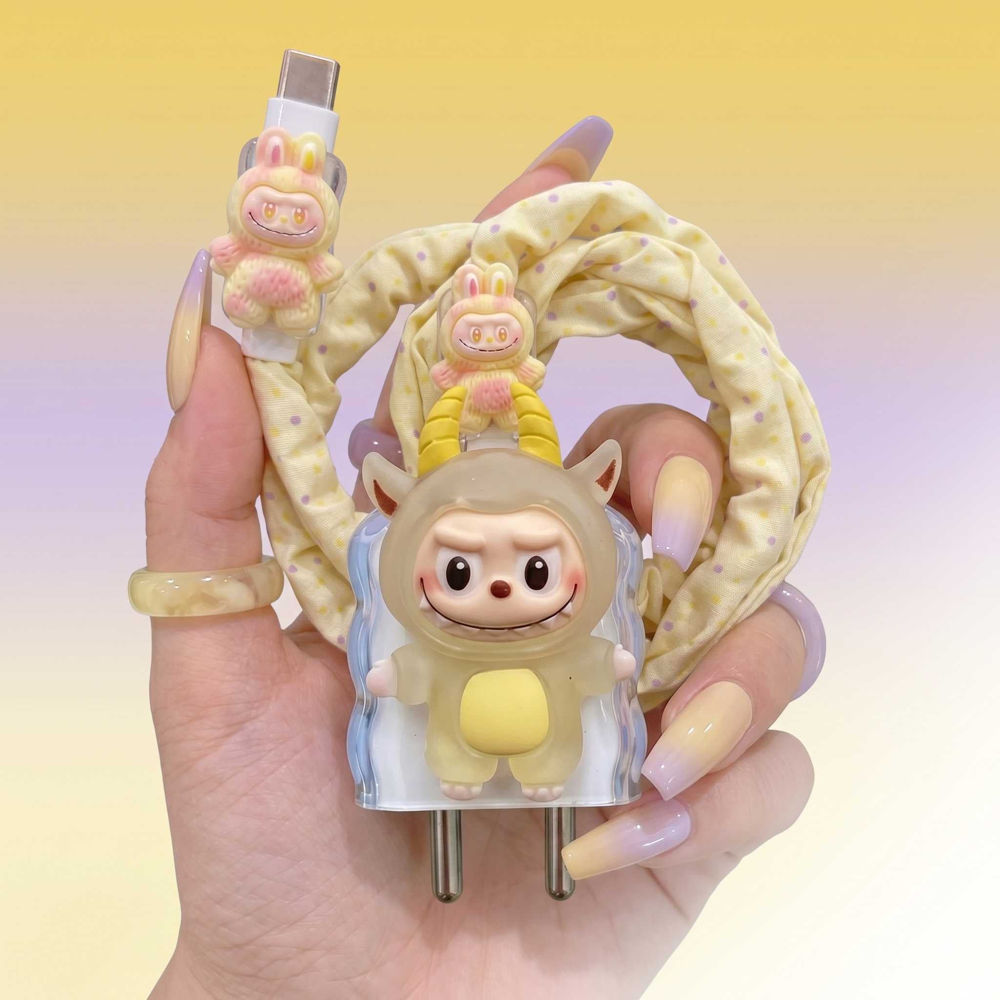 Labubu 3D Charger Cover