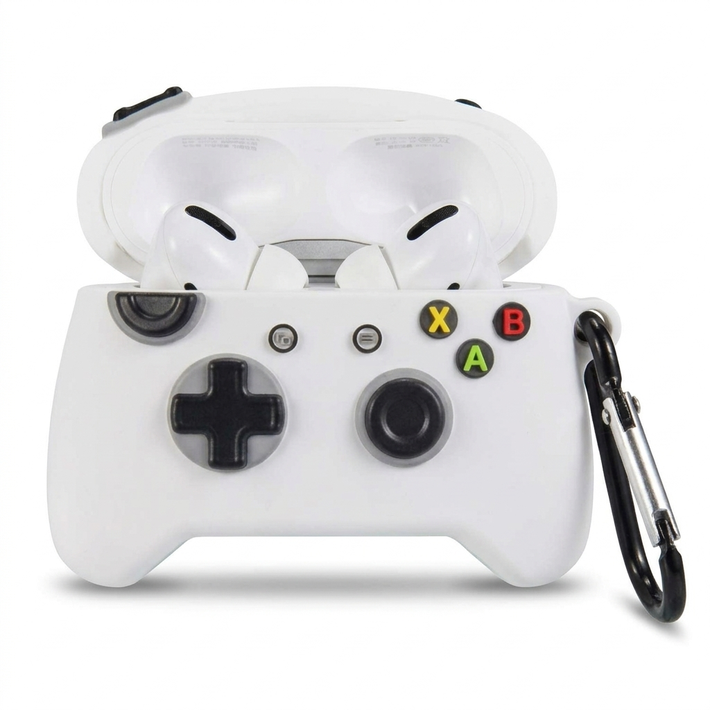 Retro Handheld Console 3D Silicone AirPods Case – Gamer Series