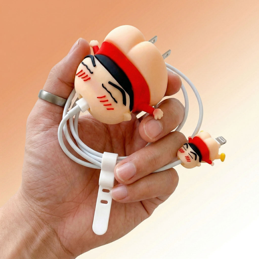 Crayon Shinchan Charger Cover for iPhone 18W/20W