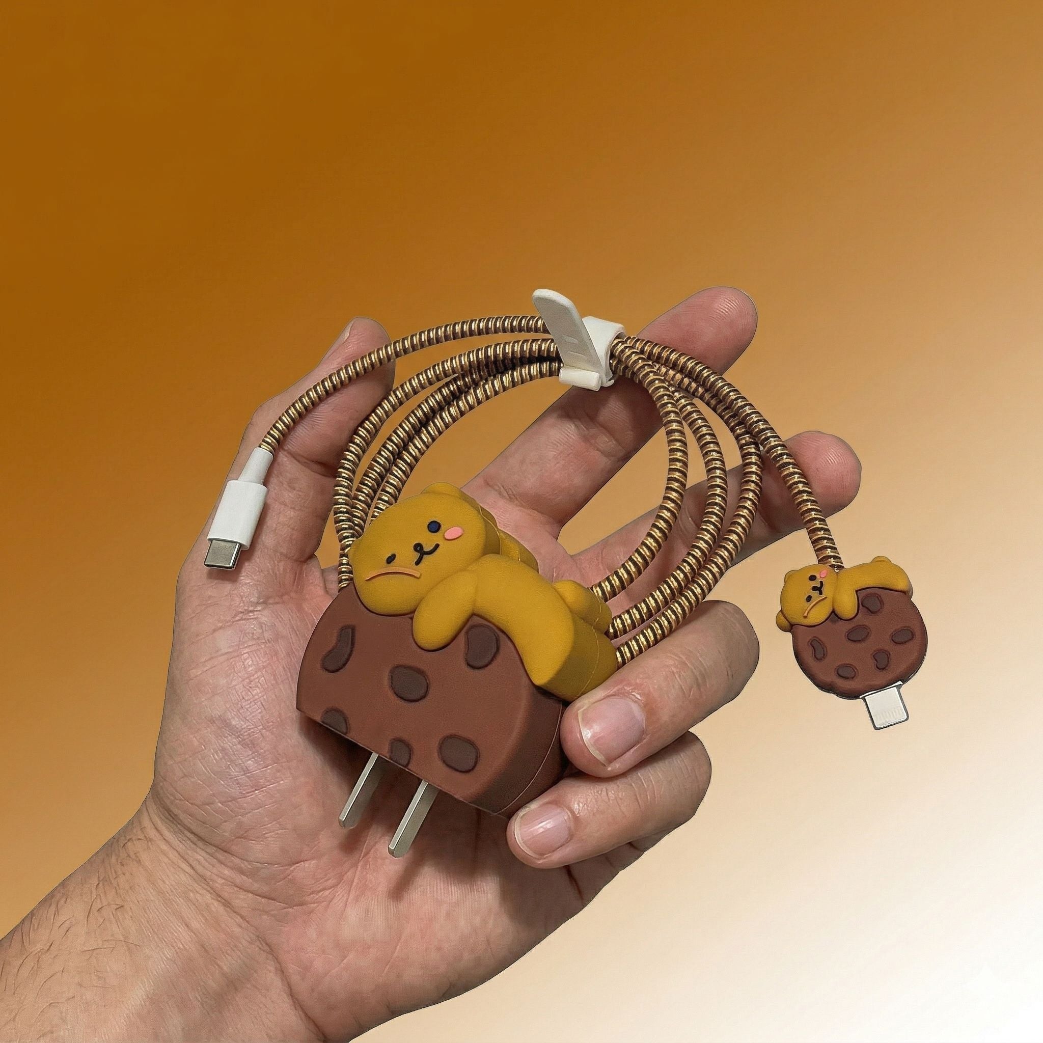 Cookie Bear Charger Cover & Cable Protector