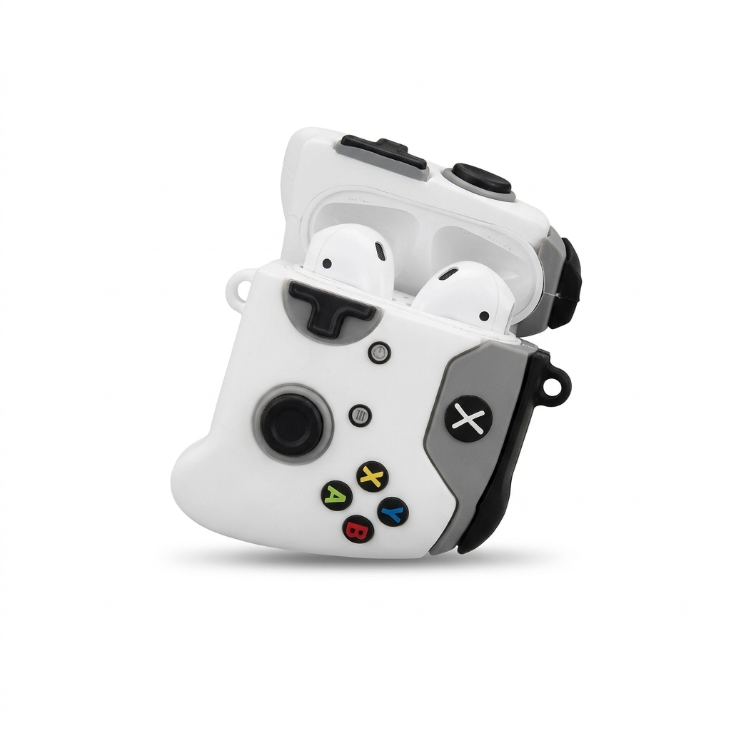 Retro Handheld Console 3D Silicone AirPods Case – Gamer Series