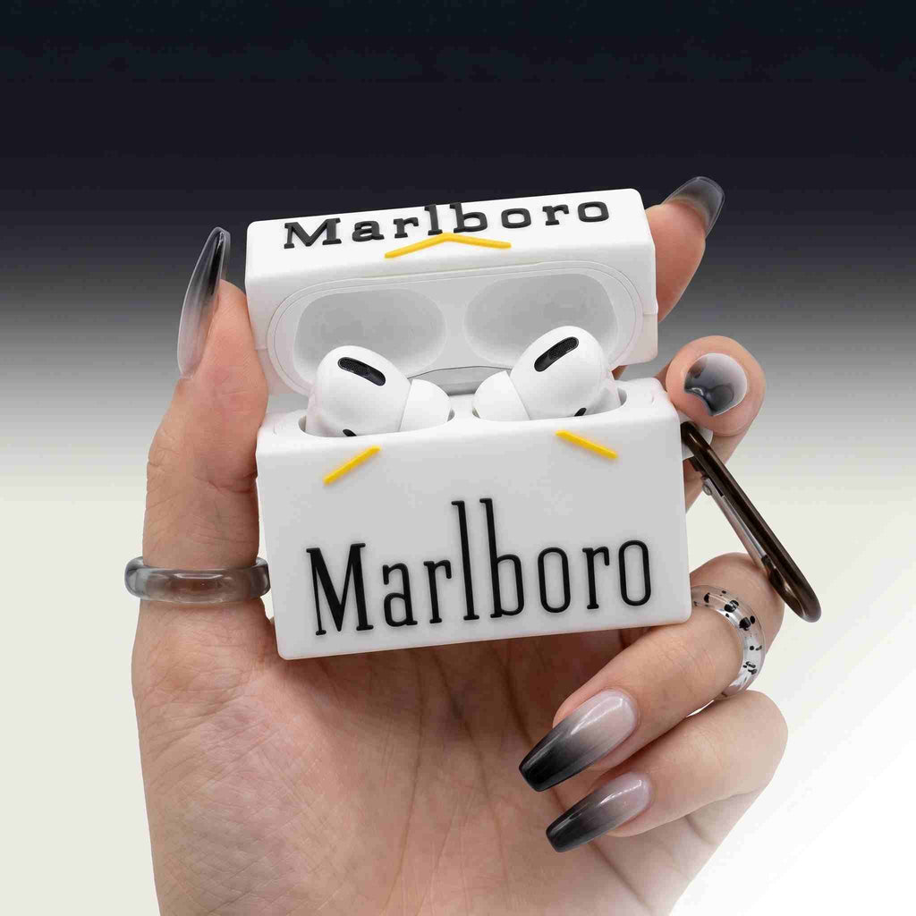 Marlboro Airpods Cover for Apple AirPods pro 2 - Premium Silicone Case