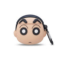 Shinchan Face - Airpods Cover for Apple AirPods Pro - Premium Silicone Case Cover