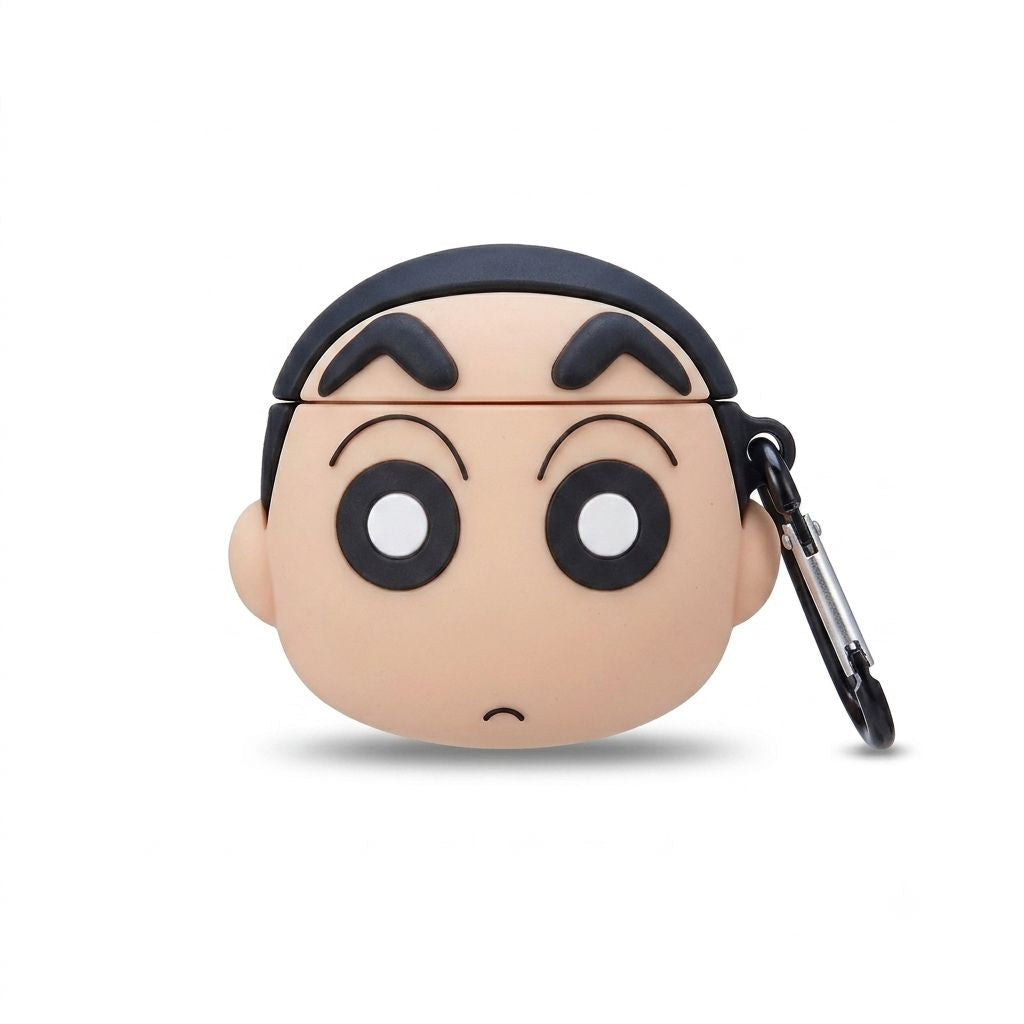 Shinchan Face - Airpods Cover for Apple AirPods Pro - Premium Silicone Case Cover