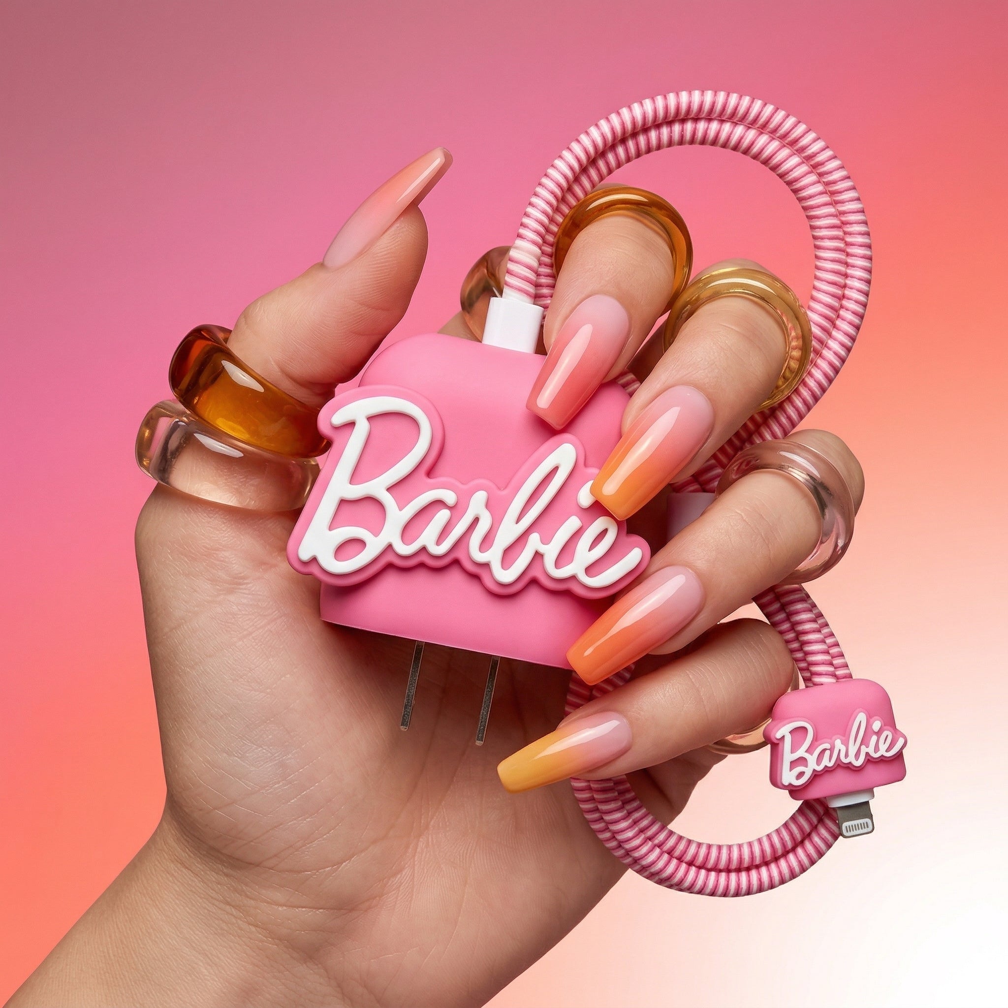 Barbie Charger Cover & Cable Protector