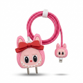 Labubu Pink Charger Cover