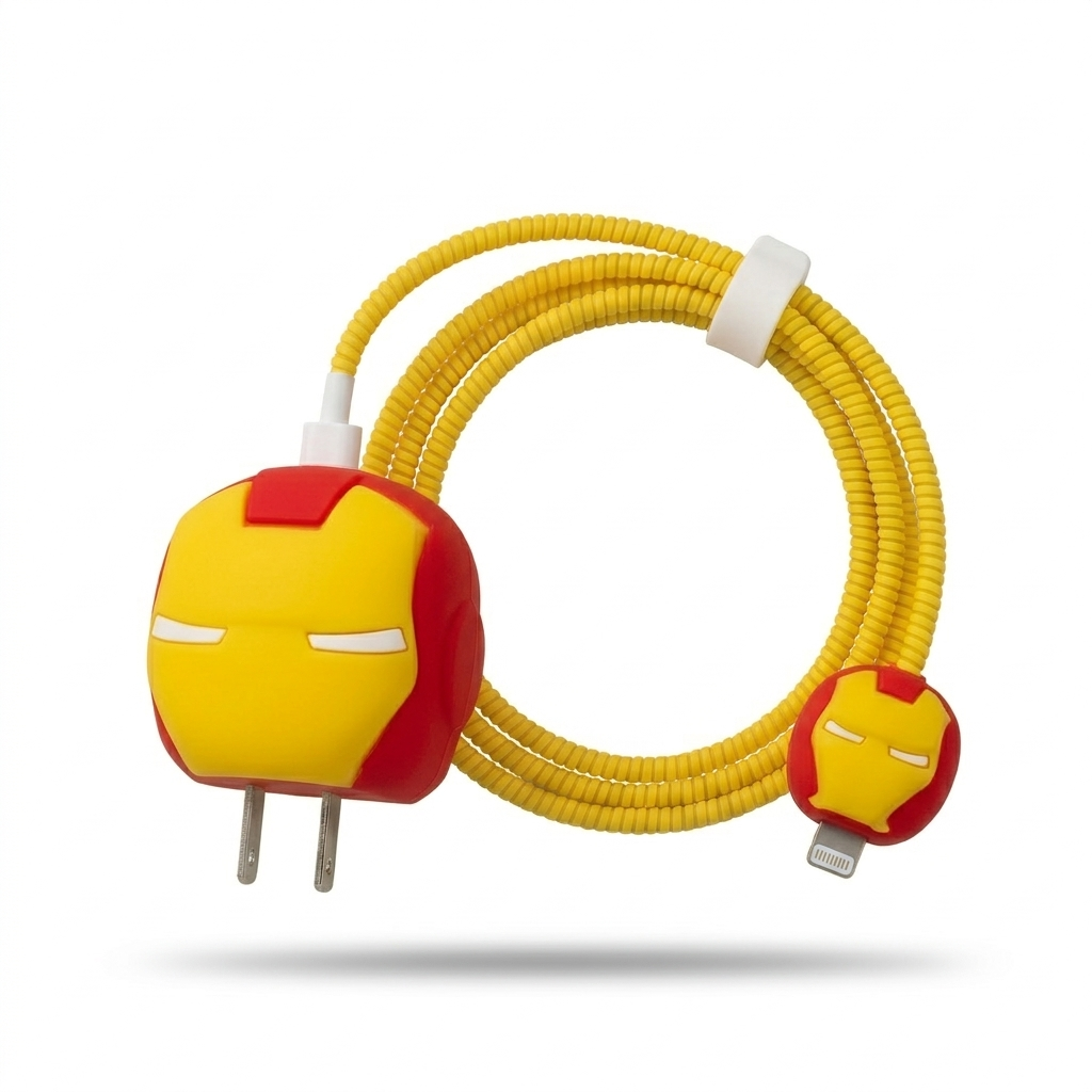 Marvel Iron Man Charger Cover and Cable Protector