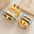 BeeBoo Kitty Bee Silicone AirPods Case with Hook – Cute Cartoon AirPods Cover by Coverner India