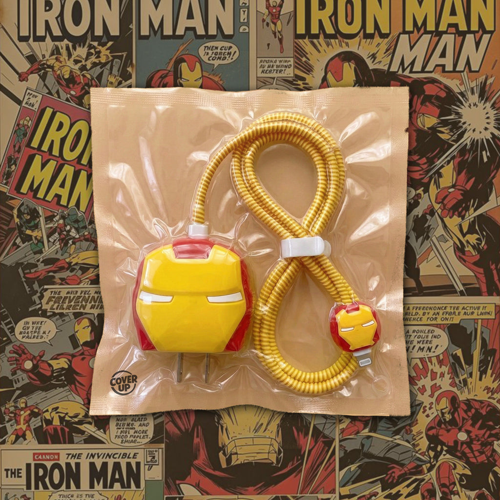 Marvel Iron Man Charger Cover and Cable Protector