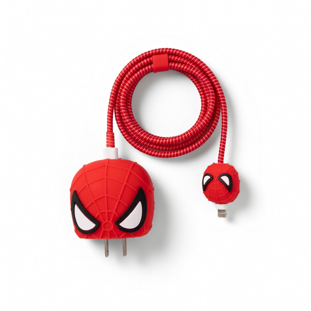 Spiderman Charger Cover & Cable Protector